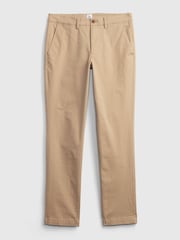 Gap Beige Slim Fit Stretch Essential Chino Trousers - Image 14 of 15