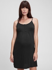 Gap Black Maternity Modal Nightie - Image 1 of 1