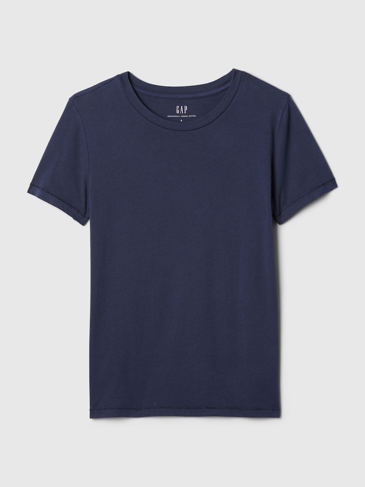 Gap Navy Blue Crew Neck Vintage Short Sleeve T-Shirt - Image 5 of 5 Gap Navy Blue Crew Neck Vintage Short Sleeve T-Shirt - Image 5 of 5