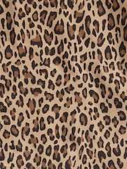 Gap Brown Leopard Leopard Print Long Sleeve Pyjama Set - Image 2 of 2