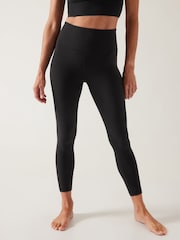 Athleta Black 7/8 Length Elation Ultra High Waisted Leggings - Image 1 of 4