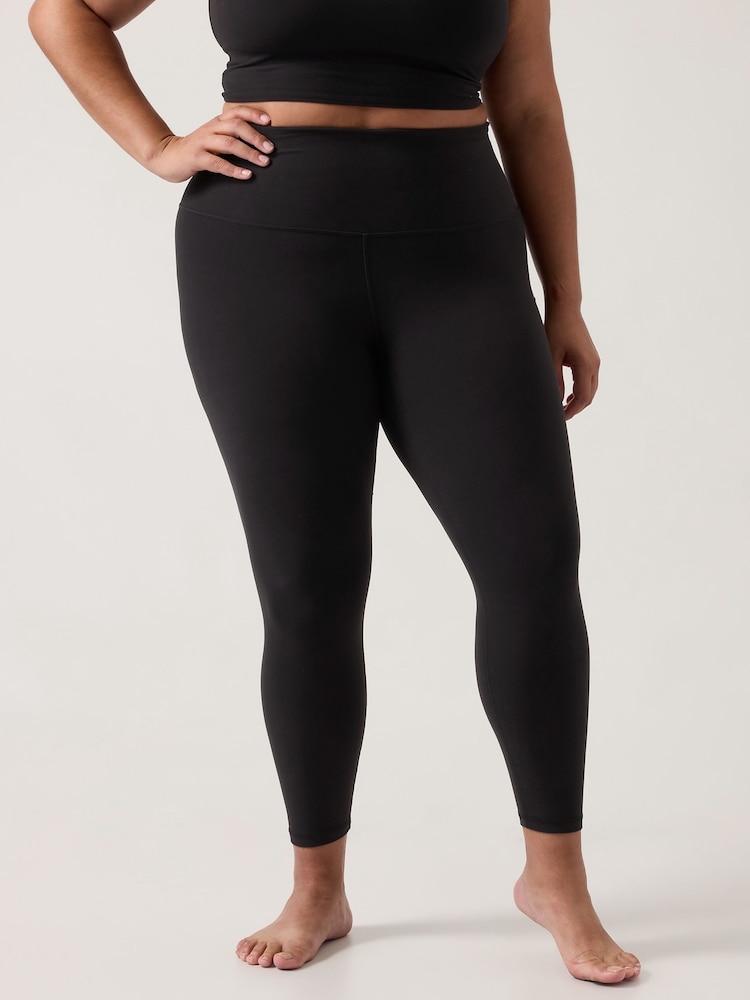 Athleta Black 7/8 Length Elation Ultra High Waisted Leggings - Image 3 of 4
