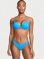 Victoria's Secret Capri Blue Push Up Swim Bikini Top - Image 1 of 4