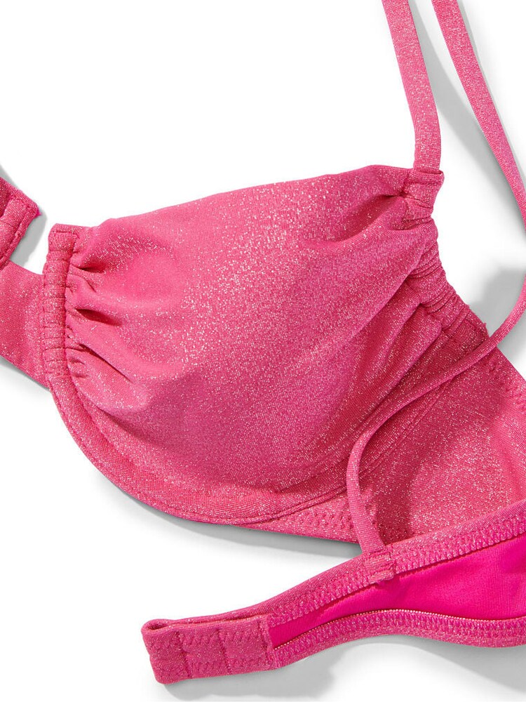 Victoria's Secret Forever Pink Shine Wired Bikini Top - Image 4 of 4