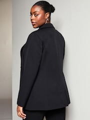 Lipsy Black Curve Tailored Single Breasted Blazer - Image 2 of 4