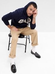 Gap Navy Blue Pullover Arch Logo Hoodie - Image 5 of 5