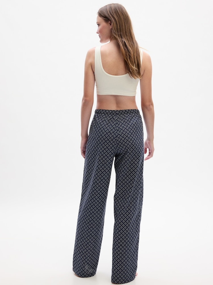 Gap Pyjama-Hose aus Popeline mit Blumenmuster - Bild 2 von 4