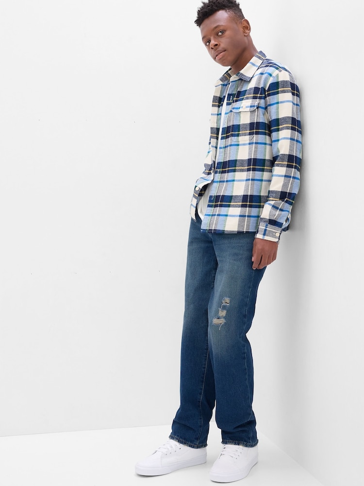 Gap Dark Wash Blue Teen Original Fit Jeans - Image 1 of 1 Gap Dark Wash Blue Teen Original Fit Jeans - Image 1 of 1