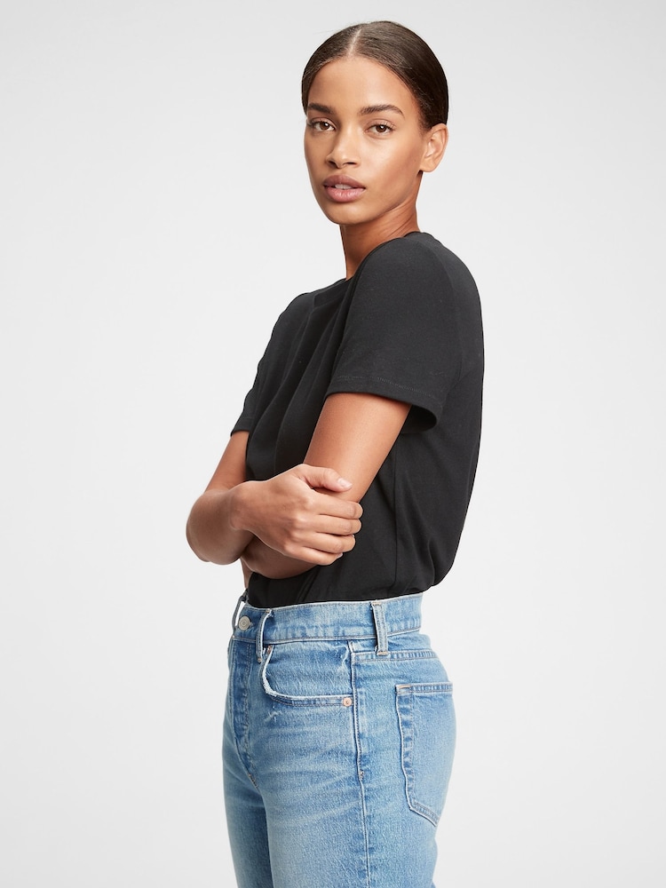 Gap Black Vintage Crew Neck Short Sleeve T-Shirt - Image 1 of 1