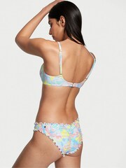Victoria's Secret White Camo Floral Push Up Swim Bikini Top - Image 2 of 4