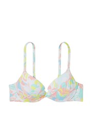 Victoria's Secret White Camo Floral Push Up Swim Bikini Top - Image 4 of 4