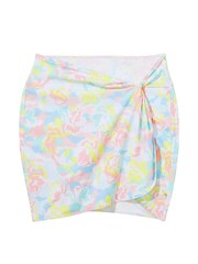 Victoria's Secret White Camo Floral Mini Sarong Cover Up - Image 3 of 3