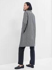 Gap Grey Tartan Long Topcoat - Image 2 of 2