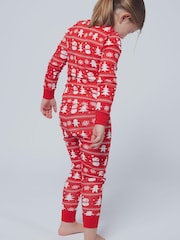Harry Bear Red Christmas Pyjamas Snuggle Fit - Image 2 of 6