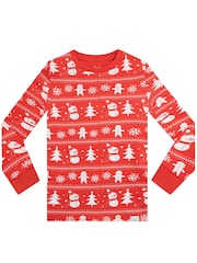 Harry Bear Red Christmas Pyjamas Snuggle Fit - Image 4 of 6