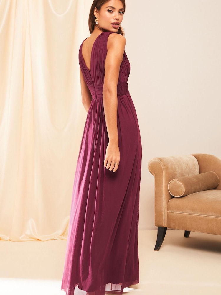 Rot - Lipsy Ärmelloses Brautjungfern-Maxikleid im Empire-Stil - Bild 2 von 4 Rot - Lipsy Ärmelloses Brautjungfern-Maxikleid im Empire-Stil - Bild 2 von 4