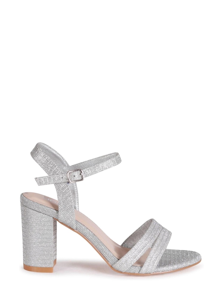 Silber - Linzi Horizon Zarte Glitzersandalen mit Blockabsatz - Bild 2 von 4 Silber - Linzi Horizon Zarte Glitzersandalen mit Blockabsatz - Bild 2 von 4