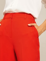 Friends Like These Red Tailored Ankle Grazer Trousers - Image 4 of 4