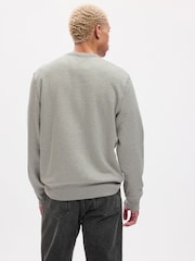 Grijs - Gap - Original trui met ronde hals en logo - Image 4 of 6