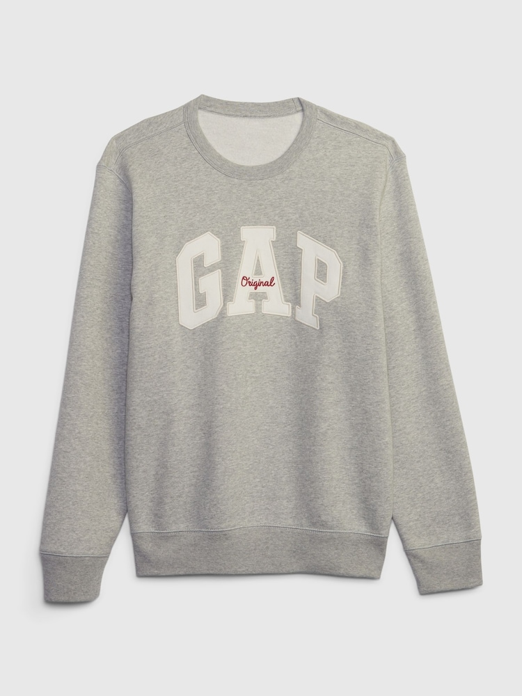 Grijs - Gap - Original trui met ronde hals en logo - Image 6 of 6
