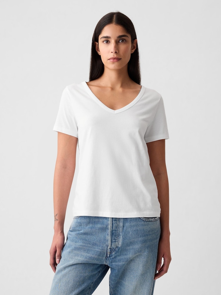 Blanco - Gap camiseta vintage de manga corta - Imagen 1 de 9 Blanco - Gap camiseta vintage de manga corta - Imagen 1 de 9