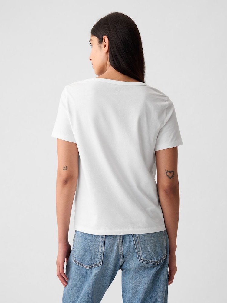 Blanco - Gap camiseta vintage de manga corta - Imagen 2 de 9 Blanco - Gap camiseta vintage de manga corta - Imagen 2 de 9