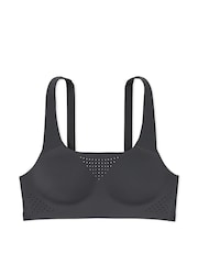 Victoria's Secret Grey Onyx Back Close Featherweight Max High Support Sports Bra - Image 3 of 4