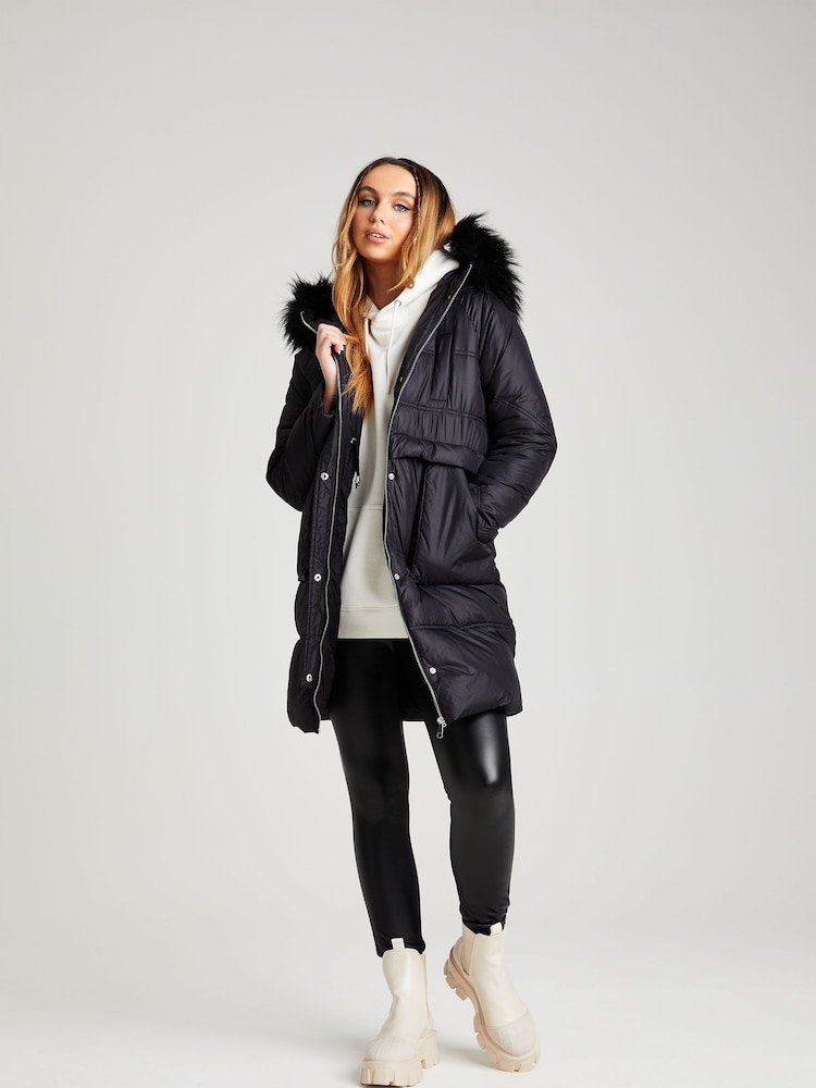 Urban Bliss Black Stockholm Padded Parka - Image 1 of 4
