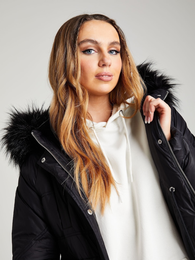 Urban Bliss Black Stockholm Padded Parka - Image 4 of 4