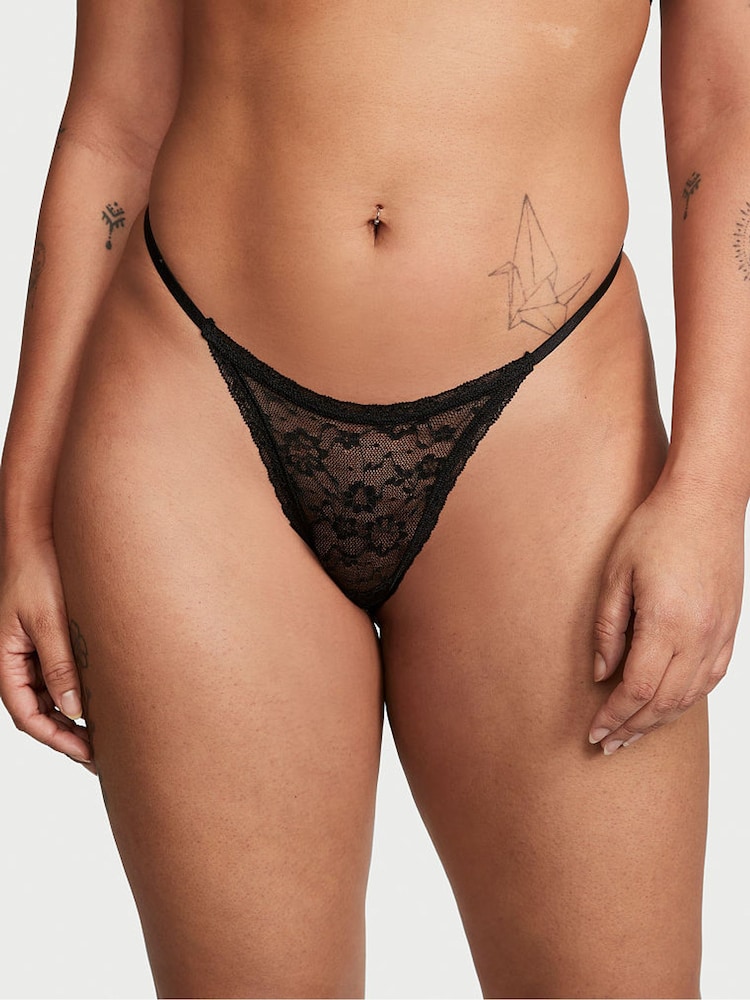 Victoria's Secret Black Thong Knickers - Image 1 of 3