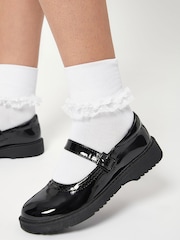 Lipsy Black Chunky Mary Jane Dolly School Shoe - Image 1 of 4