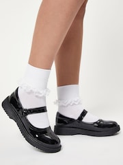 Lipsy Black Chunky Mary Jane Dolly School Shoe - Image 2 of 4