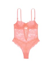 Victoria's Secret Neon Nectar Orange Bodysuit - Image 3 of 3