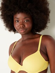 Victoria's Secret PINK Yellow Tulip Smooth Push Up Bra - Image 3 of 5