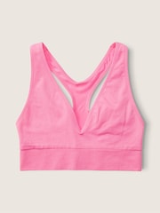 Victoria's Secret PINK Dreamy Pink Seamless Plunge Bralette - Image 3 of 4