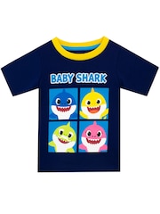 Character Blue Baby Shark Pyjamas - Image 2 of 5