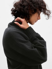 Gap Black CashSoft Mock Neck Long Sleeve Jumper - Image 3 of 5