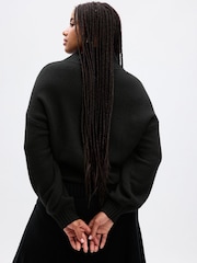 Gap Black CashSoft Mock Neck Long Sleeve Jumper - Image 5 of 5