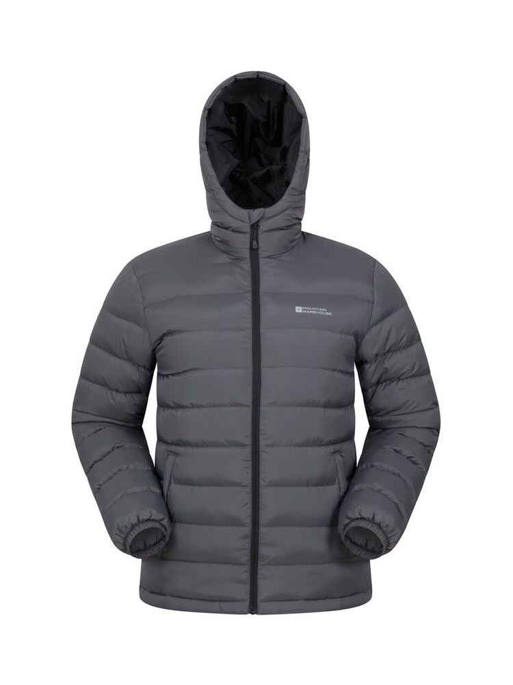 Mountain Warehouse Grey Seasons Mens Padded Jacket - Image 1 of 2 Mountain Warehouse Grey Seasons Mens Padded Jacket - Image 1 of 2