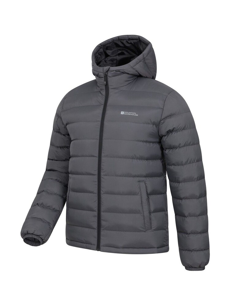 Mountain Warehouse Grey Seasons Mens Padded Jacket - Image 2 of 2 Mountain Warehouse Grey Seasons Mens Padded Jacket - Image 2 of 2