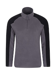 Mountain Warehouse Grey Ashbourne Half-Zip Fleece - Mens - Image 1 of 2
