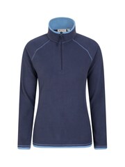Mountain Warehouse Blue Montana Zip Up Microfleece - Womens - Image 1 of 3