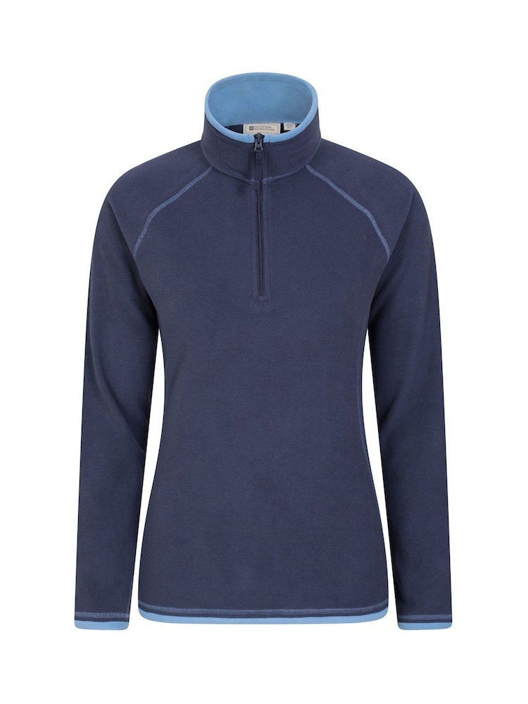 Mountain Warehouse Blue Montana Zip Up Microfleece - Womens - Image 1 of 3