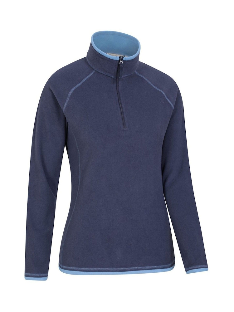 Mountain Warehouse Blue Montana Zip Up Microfleece - Womens - Image 2 of 3