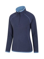 Mountain Warehouse Blue Montana Zip Up Microfleece - Womens - Image 3 of 3