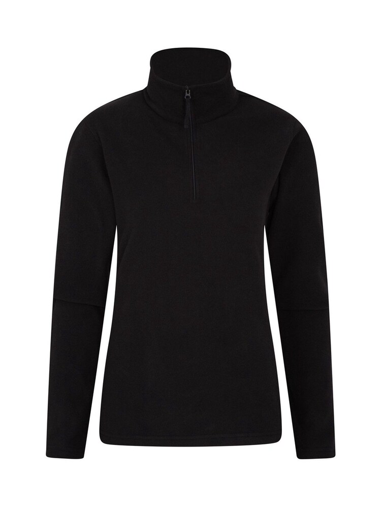 Mountain Warehouse Black Camber Half-Zip Fleece - Womens - Image 1 of 3 Mountain Warehouse Black Camber Half-Zip Fleece - Womens - Image 1 of 3