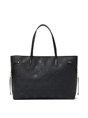 Victoria's Secret Black Embossed Monogram Tote Bag - Image 2 of 4