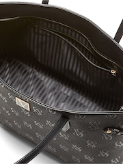 Victoria's Secret Black Embossed Monogram Tote Bag - Image 3 of 4