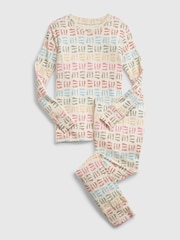 Gap Colourful Logo Long Sleeve Pyjama Set - Imaginea 1 din 2