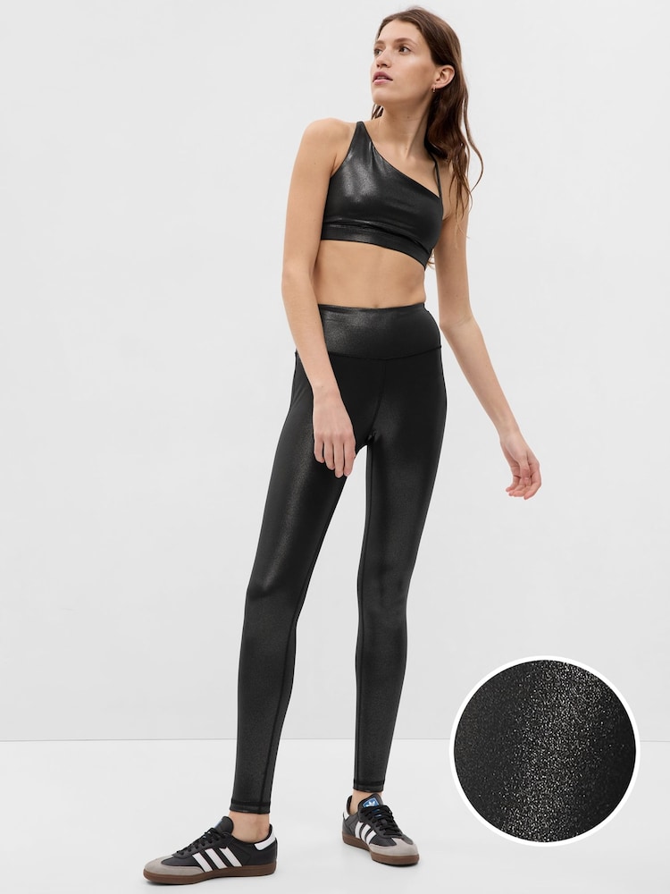 Gap Black Power Full Length Leggings - Image 1 of 1